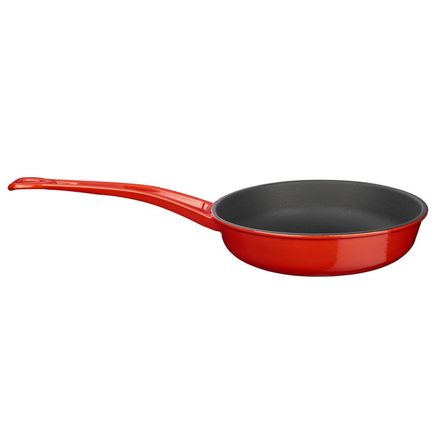 Lava Enameled Cast Iron Pizza, Crepe and Pancake Pan 8 inch-with Beechwood  Service Platter 