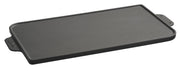 ENAMELED CAST IRON REVERSIBLE GRILL & GRIDDLE PLATE  W/ HANDLES - 26 x 47 CM / 10.2 x 18.5"-Lava Canada