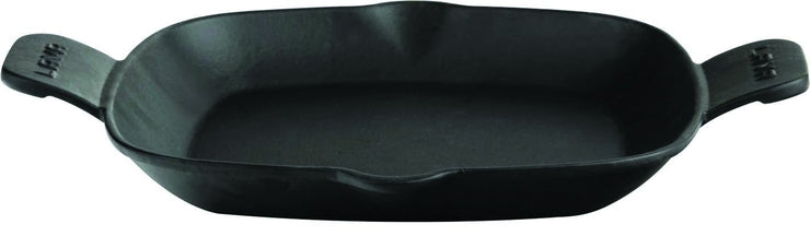 ENAMELED CAST IRON FRYING & SAUTE PAN W/ HANDLES - 26 X 26 CM - 10 X 10"-Lava Canada