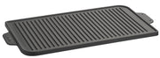 ENAMELED CAST IRON REVERSIBLE GRILL & GRIDDLE PLATE  W/ HANDLES - 26 x 47 CM / 10.2 x 18.5"-Lava Canada
