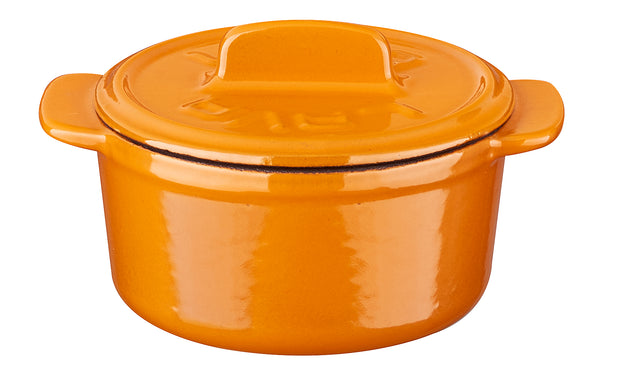 14cm Mini Stew Pot Enamel Cast Iron Pot High Appearance Small Stew